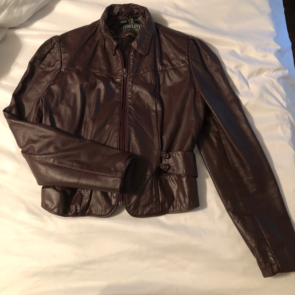 Women's Brown Leather Jacket